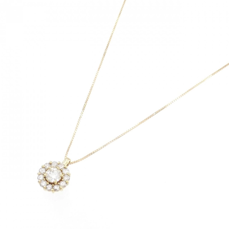 K18YG Dây chuyền kim cương 0.257CT - Hàng hiệu Chính hãng 862546