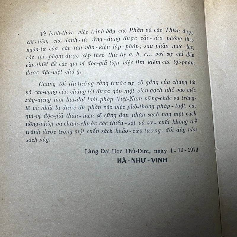 Hình Luật Đặc Biệt - Hà Như Vinh tiến sĩ luật khoa [sách xưa - cồ luật - trước 1975] 490902