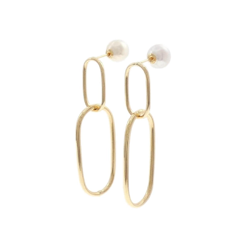 K18YG Bông tai ngọc trai Akoya 7.8mm - Hàng hiệu Chính hãng 875306