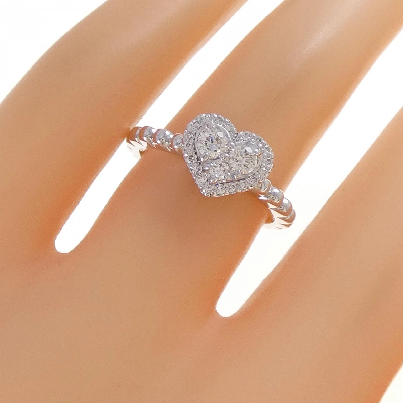 Nhẫn kim cương hình trái tim K18WG 0.31CT - Hàng hiệu Chính hãng 853884