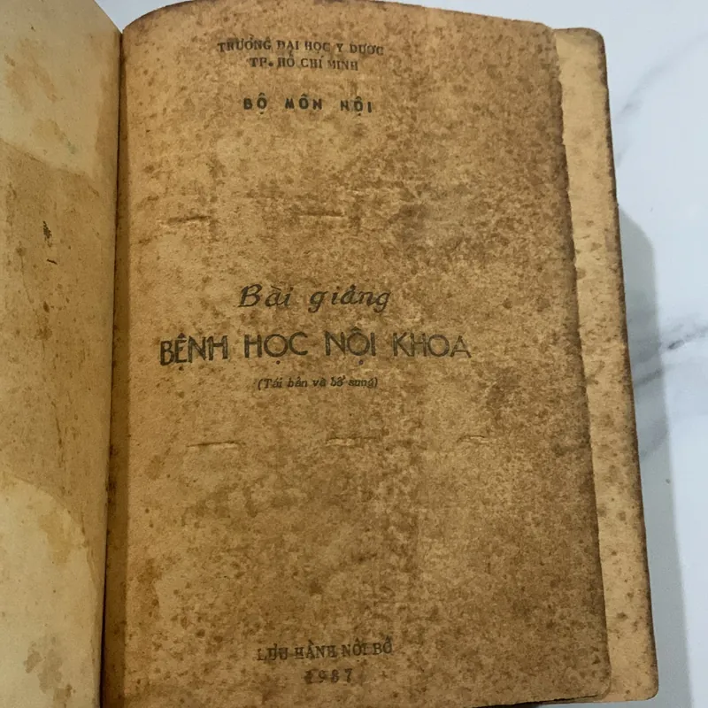 Bài giảng bệnh học nội khoa, Đại học Y dược TP.HCM, lưu hành nội bộ 709176