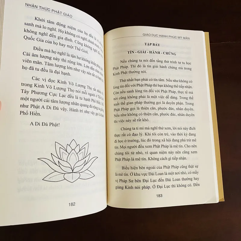 Nhận thức Phật giáo giáo dục hạnh phúc mỹ mãn 697254