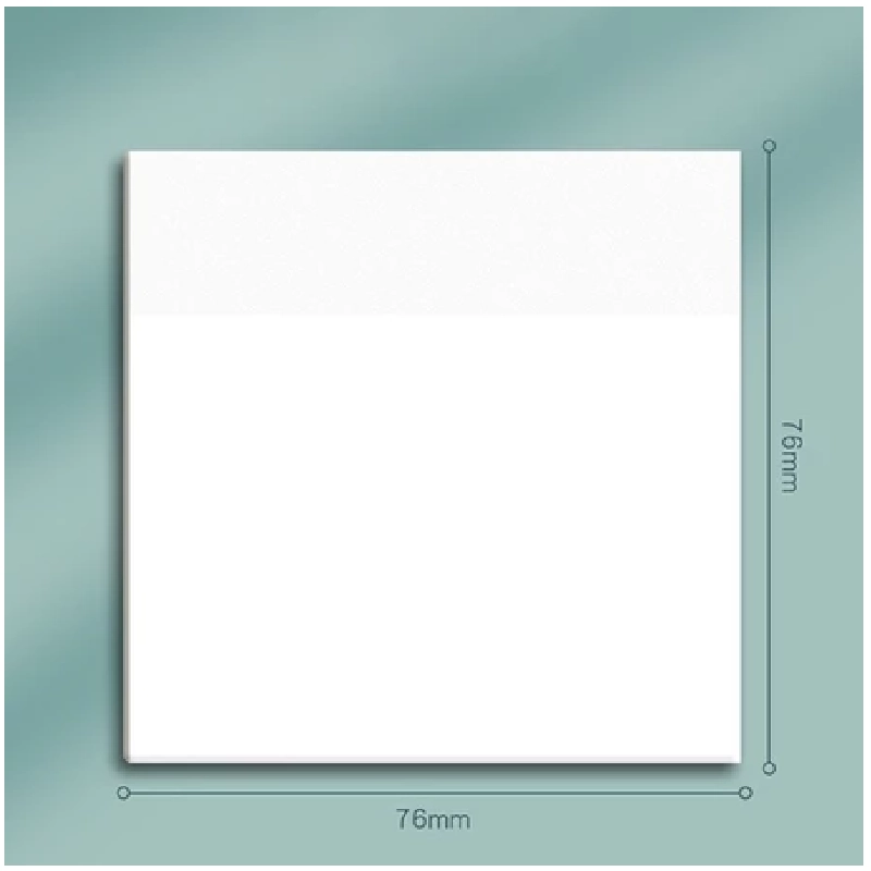[DEAL ĐƠN 100K] Giấy Ghi Chú Trong Suốt Chống Thấm Nước set 50 tờ - Size 76x76mm Blogmeo 27525 512852