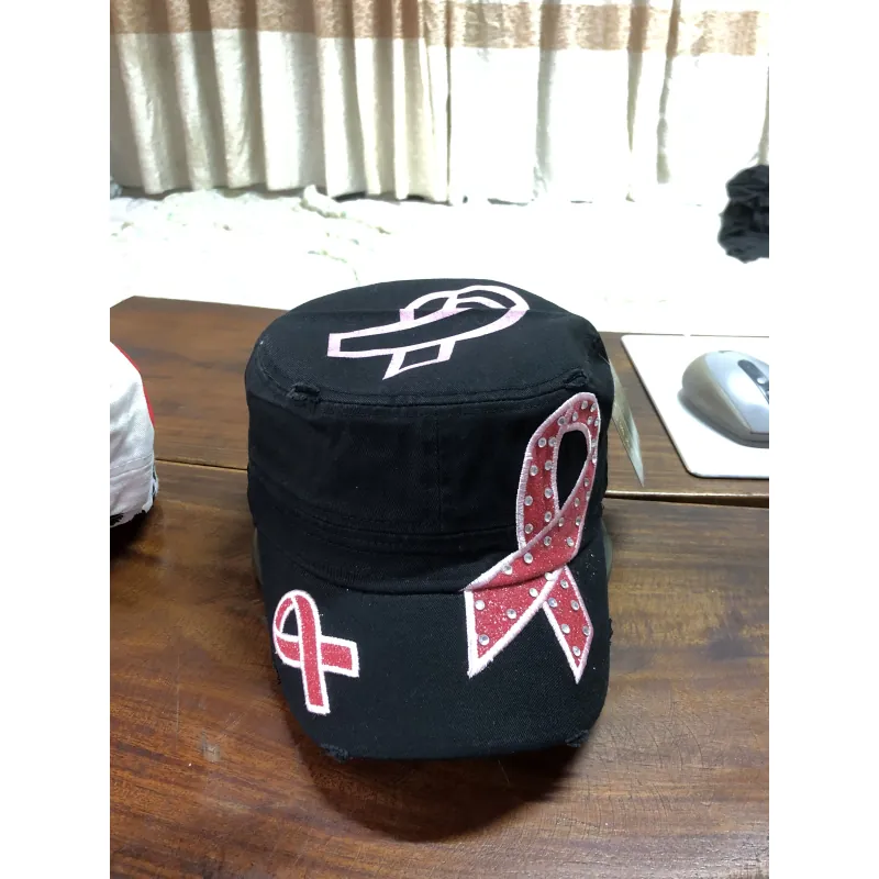 Nón kiểu chóp vuông đen hoạ tiêt thêu tay - xuất khẩu xịn - ship ngẫu nhiên. 520078