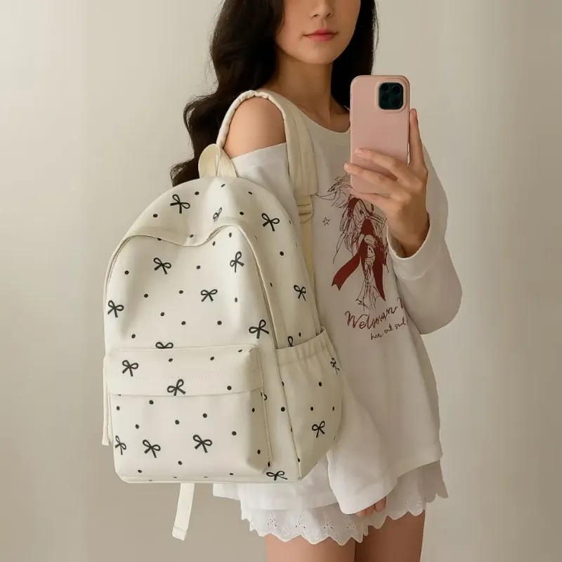 Balo Ba lô Nơ nhí thời trang chống thấm nước 973532