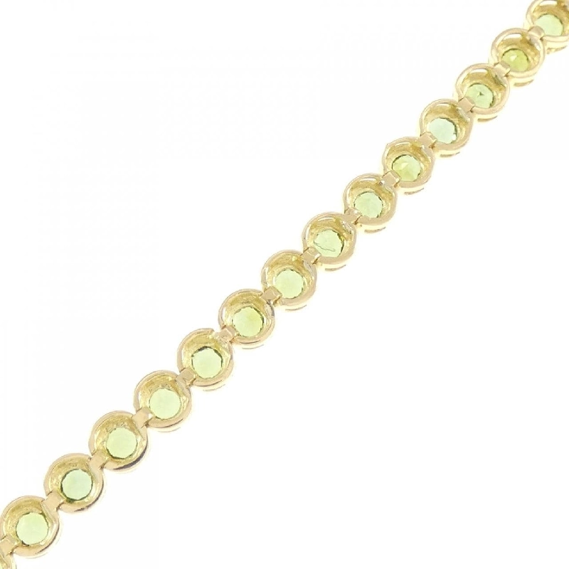 K18YG Peridot Bracelet 3.24CT - Hàng hiệu Authentic 873653