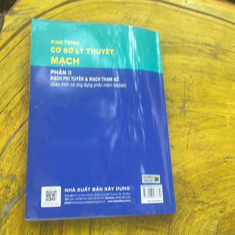 GIÁO TRÌNH CƠ SỞ LÝ THUYẾT MẠCH ( phần I và II ) - TRẦN QUANG KHÁNH 785232