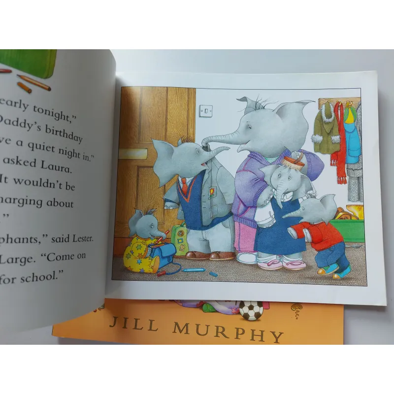 COMBO 2 QUYỂN – THE LARGE FAMILY (Jill Murphy) - 📚 A Quiet Night In + Mr Large In Charge 712013