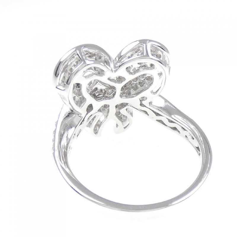 Nhẫn kim cương Pavé K18WG 0.70CT 671124