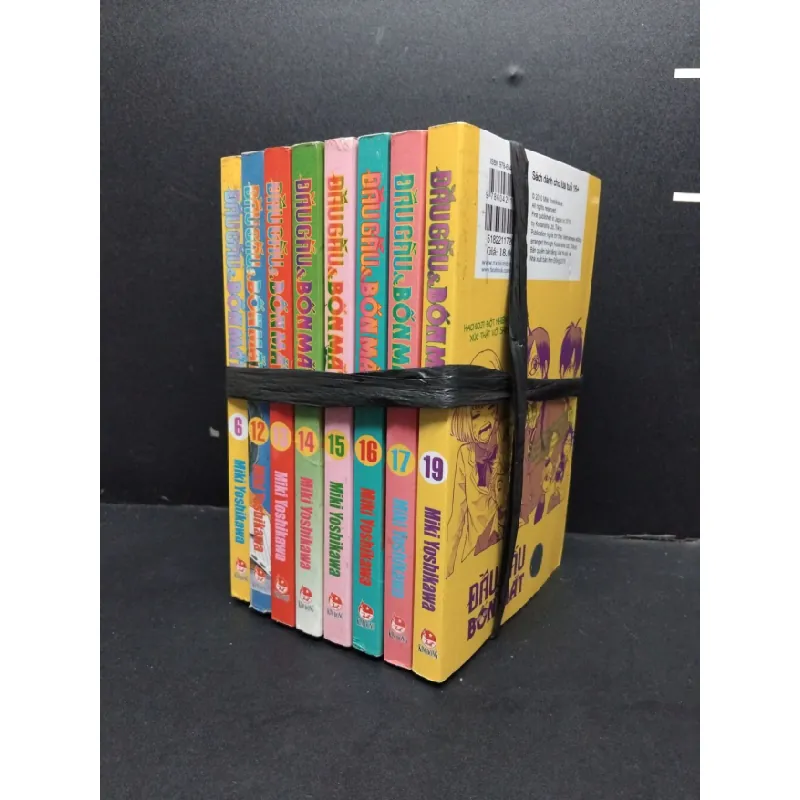 [Sách Cũ SCGR] Combo 8 Đầu gấu & bốn mắt tập 6, 12, 13, 14, 15, 16, 17, 19 mới 80% ố vàng HCM1906 Miki Yoshikawa TRUYỆN TRANH 683704