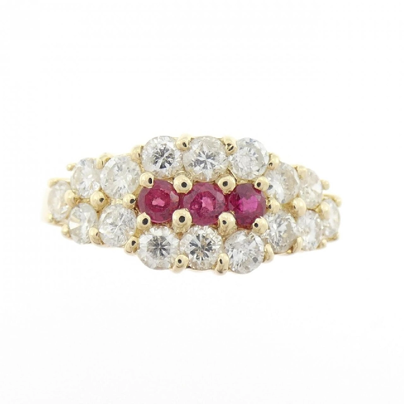 Nhẫn ruby K14YG 668182