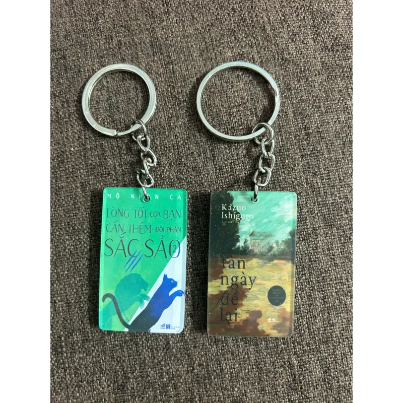 Móc khóa sách: Tàn ngày để lại + Lòng tốt của bạn cần thêm đôi phần sắc sảo 732390