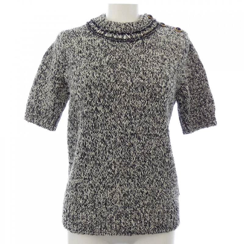 Louis Vuitton LOUIS VUITTON Viền đá quý Tweed FMKM94OJ7 Áo len 628562