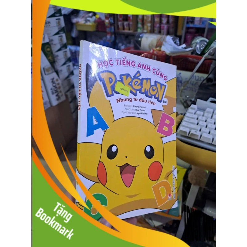(TẶNG BOOKMARK) Học tiếng anh cùng pokemon những từ đầu tiên RBK0109 945221