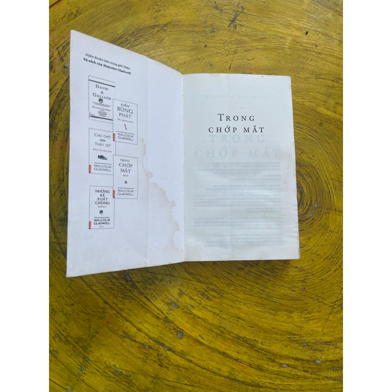TRONG CHỚP MẮT BLINK- MALCOLM GLADWELL 548518