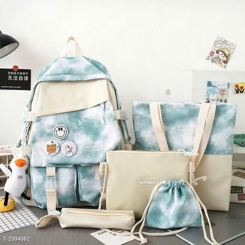 🎒 SET BALO 5 MÓN DỄ THƯƠNG  – SIÊU XỊN CHO HỌC SINH, SINH VIÊN, DÂN VĂN PHÒNG  503203