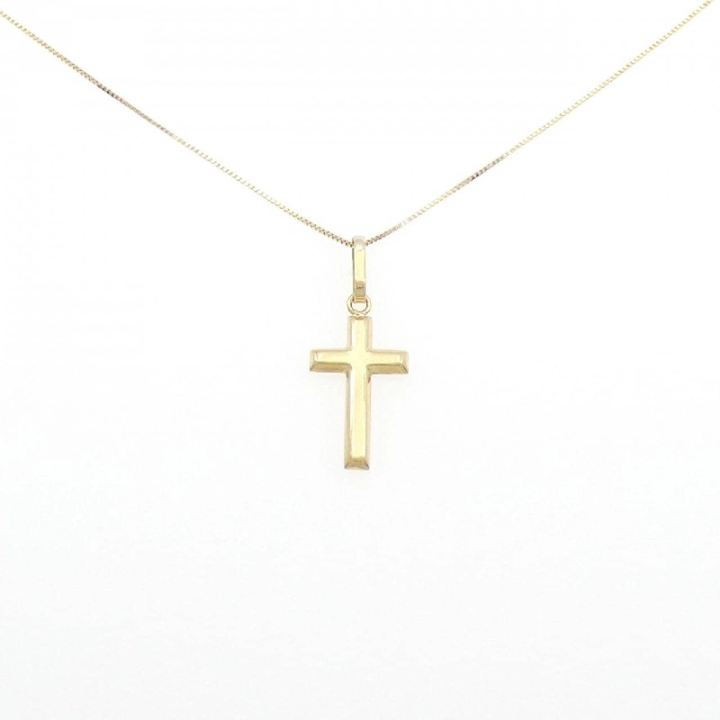 K18YG Dây chuyền hình chữ thập - Hàng hiệu Chính hãng 856332