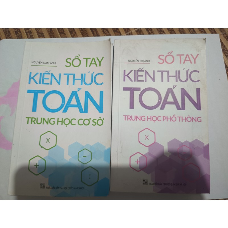 Combo 2q Sổ tay kiến thức Toán THCS và Sổ tay kiến thức Toán THPT 179938