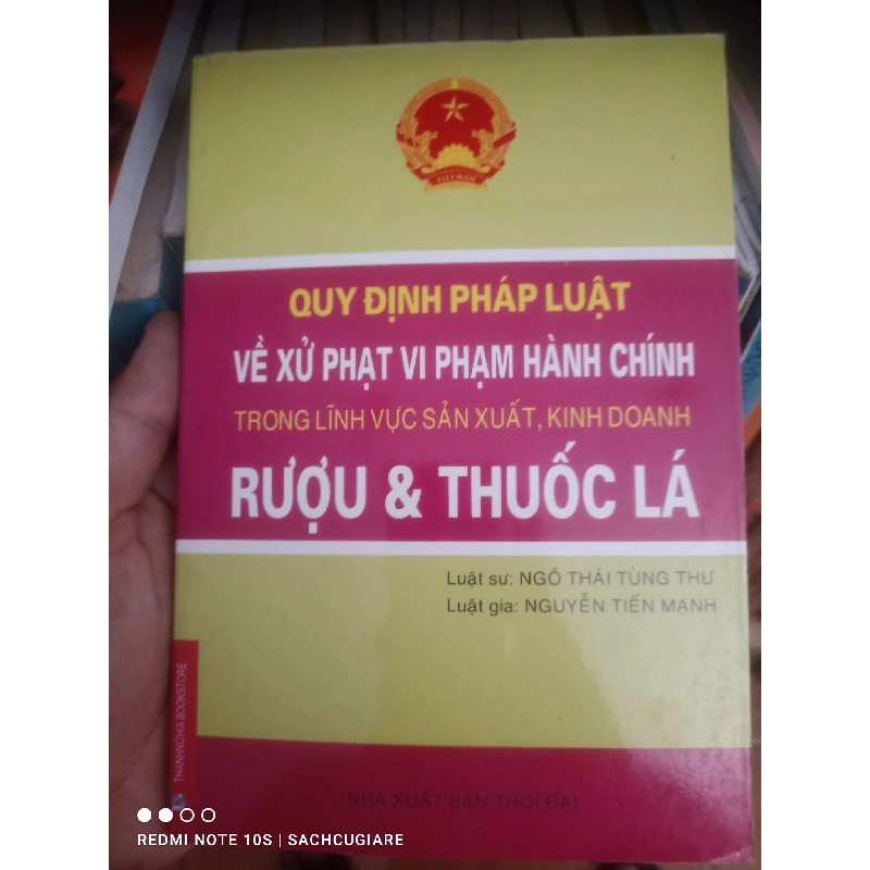Quy định pháp luật về xử phạt vi phạm hành chính trong lĩnh vực sản xuất, kinh doanh Rượu & Thuốc lá 998830