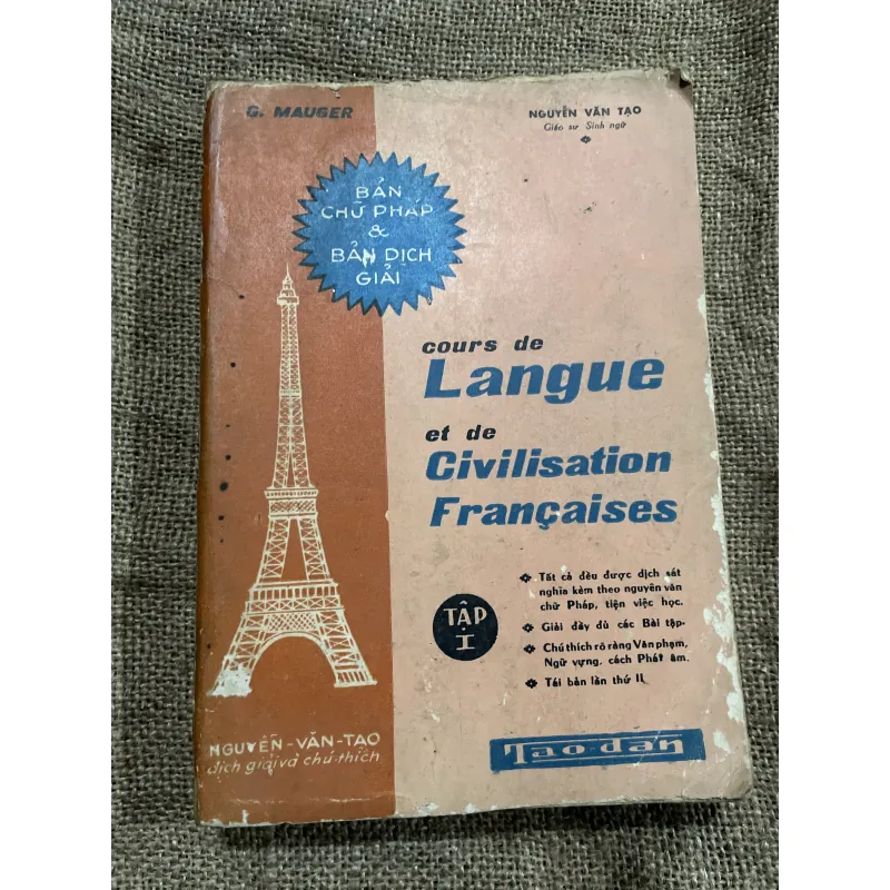 Ngôn ngữ văn minh Pháp (song ngữ)  977142