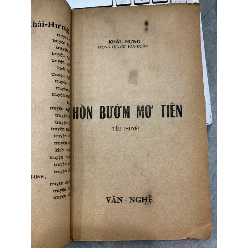 HỒN BƯỚM MƠ TIÊN - KHÁI HƯNG 931272