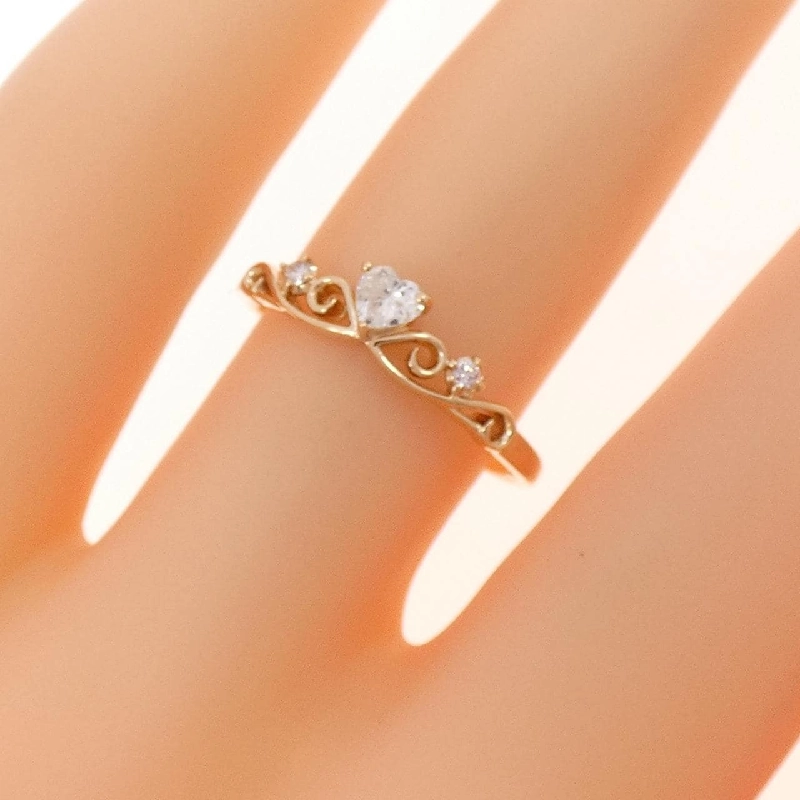 Nhẫn kim cương hình trái tim K10PG 0.12CT - Hàng hiệu chính hãng 850659