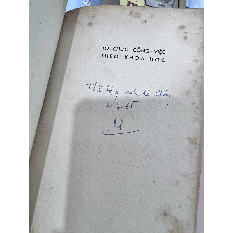 TỔ CHỨC CÔNG VIỆC THEO KHOA HỌC ( CÓ THỦ BÚT TÁC GIẢ) - NGUYỄN HIẾN LÊ 533590