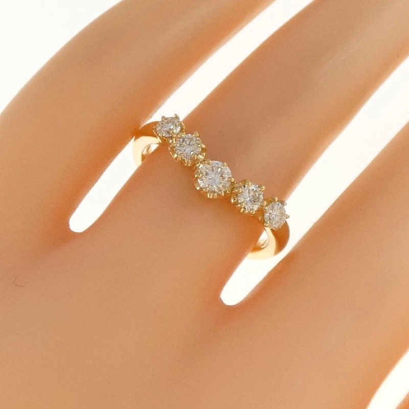 Nhẫn kim cương K18YG 0.50CT 671449