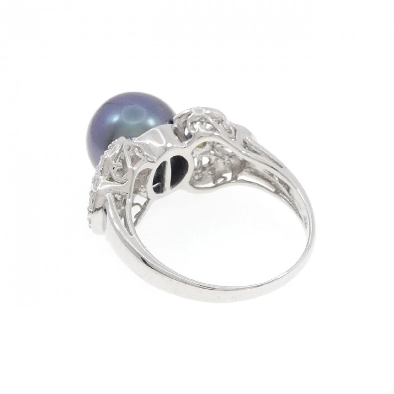 Nhẫn ngọc trai đen 750WG 10.1mm 668787