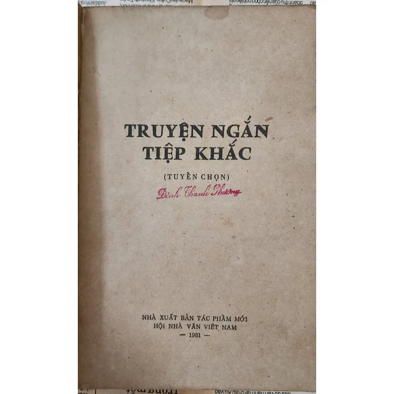 Truyện ngắn TIỆP KHẮC tuyển chọn (in 1981) 709165