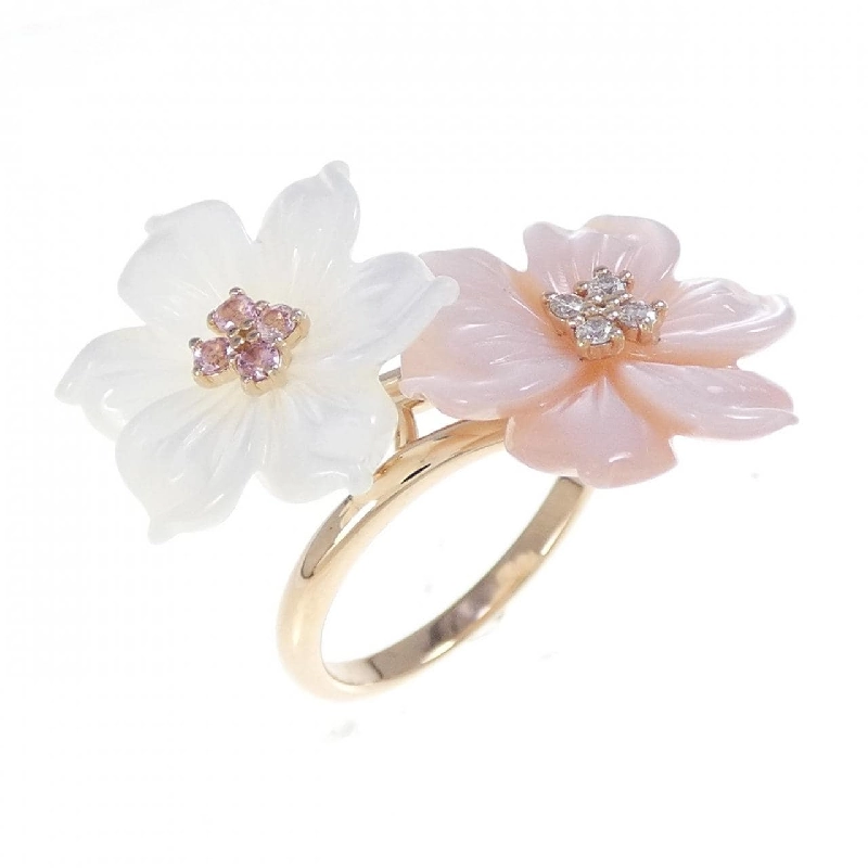 Nhẫn đá màu hoa K18PG 668908