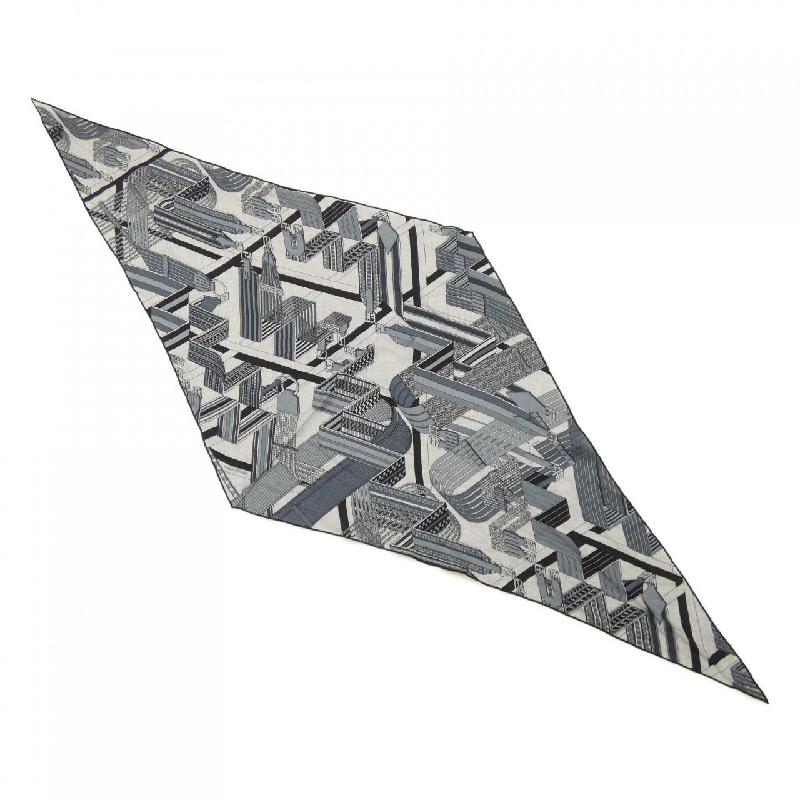 HERMES SANGLES EN ZIGZAG H434072T Rosan GM Khăn choàng - Hàng hiệu Chính hãng 883964