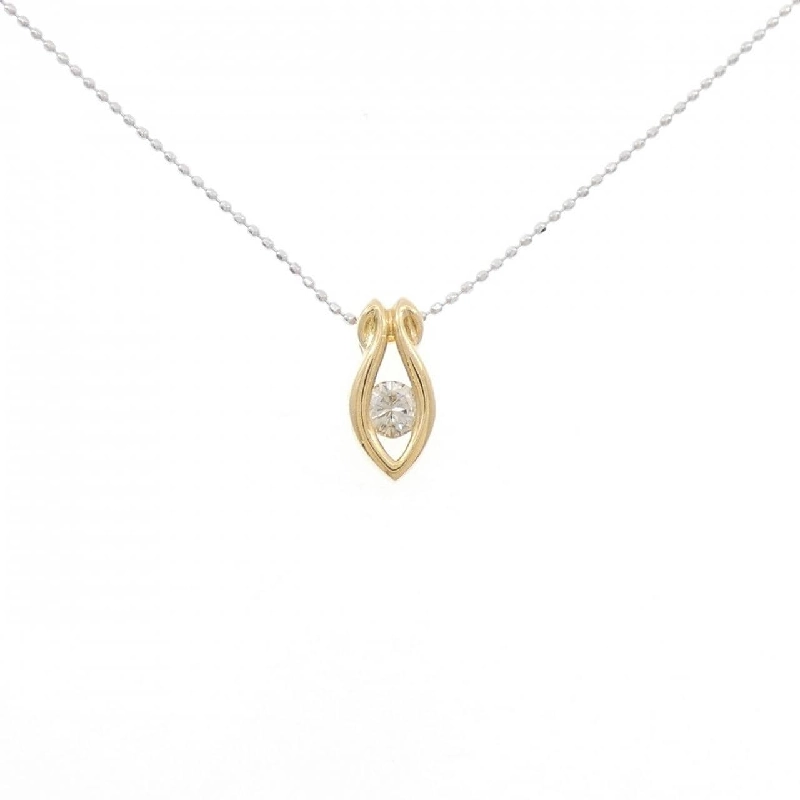 K18YG/K18WG Dây chuyền kim cương 0.22CT - Hàng hiệu Chính hãng 858990