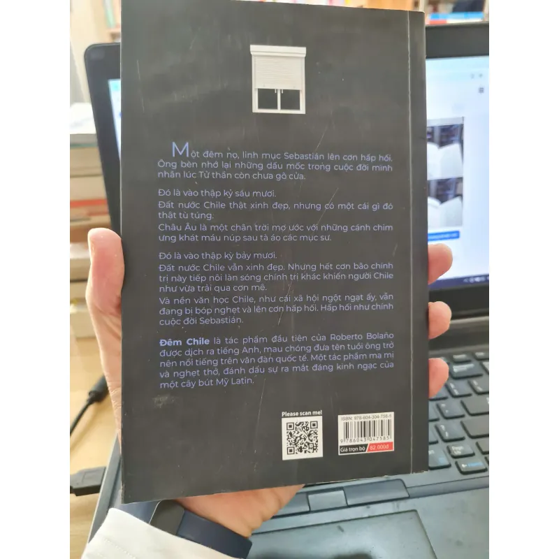 Đêm Chile, Robert Bolano, mới 80% (có vết nước) (TSTK) 34718