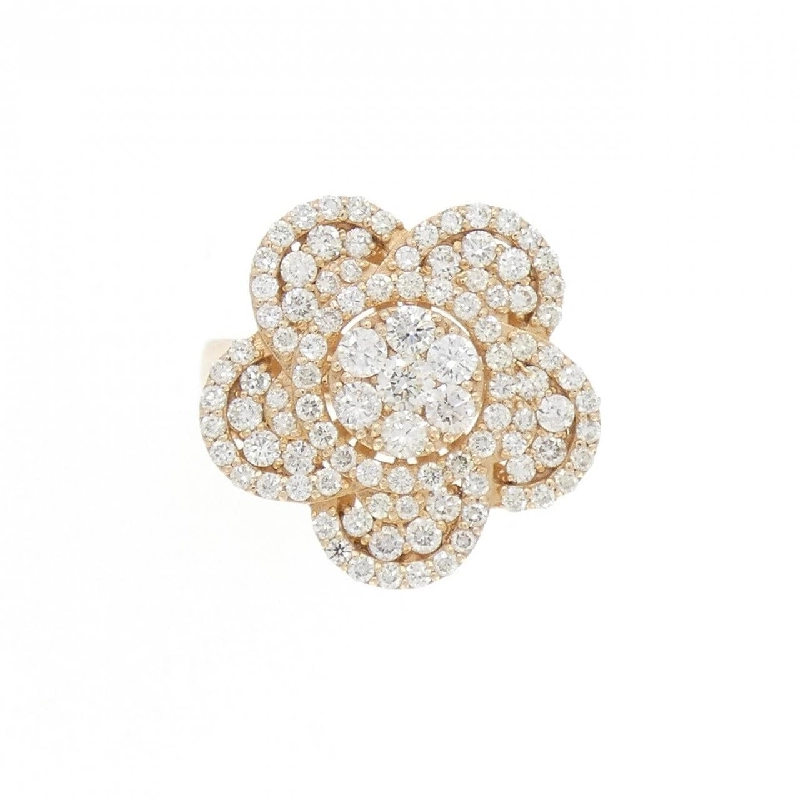 Nhẫn kim cương pavé hoa K18PG 1.12CT 672227