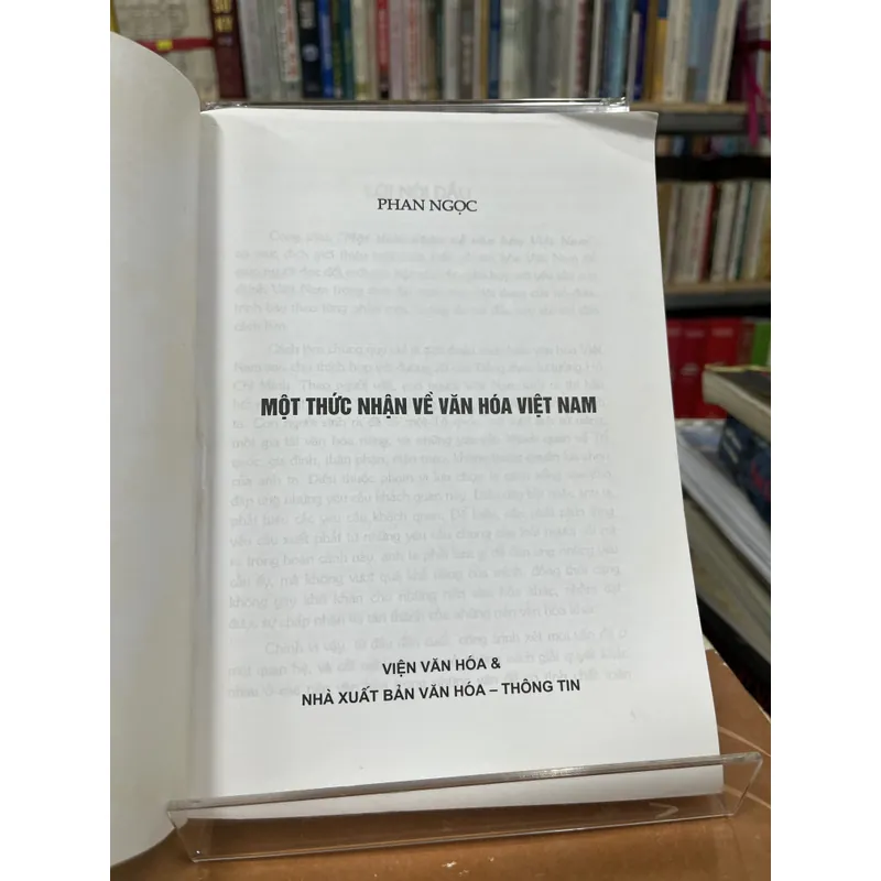MỘT NHẬN THỨC VỀ VĂN HOÁ VIỆT NAM- PHAN NGỌC 708846