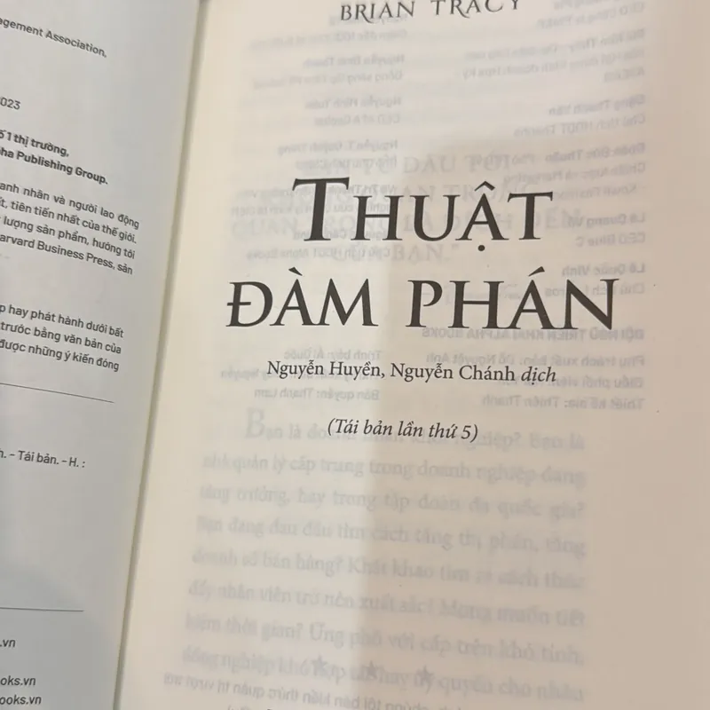 Thuật đàm phán - BRIAN TRACY 712041