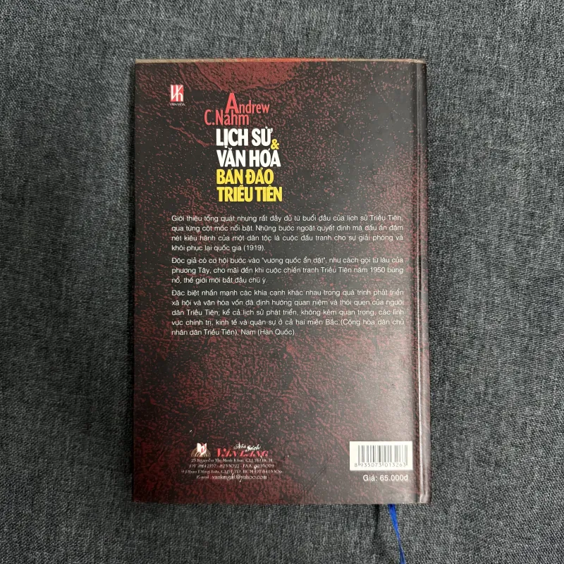 Lịch sử & văn hóa bán đảo Triều Tiên (Bìa cứng) - Andrew C. Nahm 798075