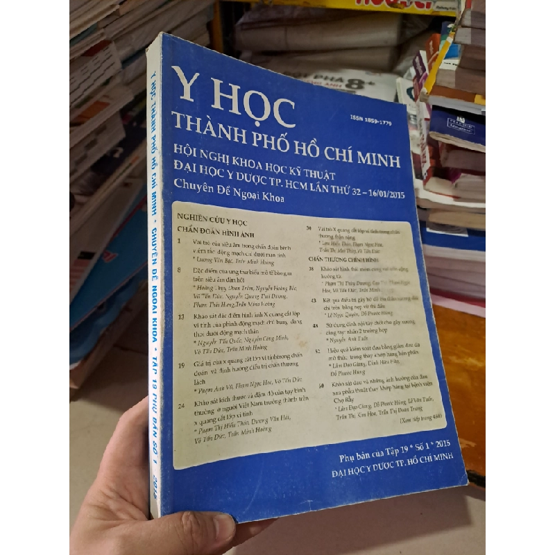 Hội nghị khoa học kỹ thuật đại học y dược TP.HCM lần thứ 32 - 16/01/2015 chuyên đề ngoại khoa phụ bản của tập 19 số 1 2015 HCM0808 TẠP CHÍ, THIẾT KẾ, THỜI TRANG 527234