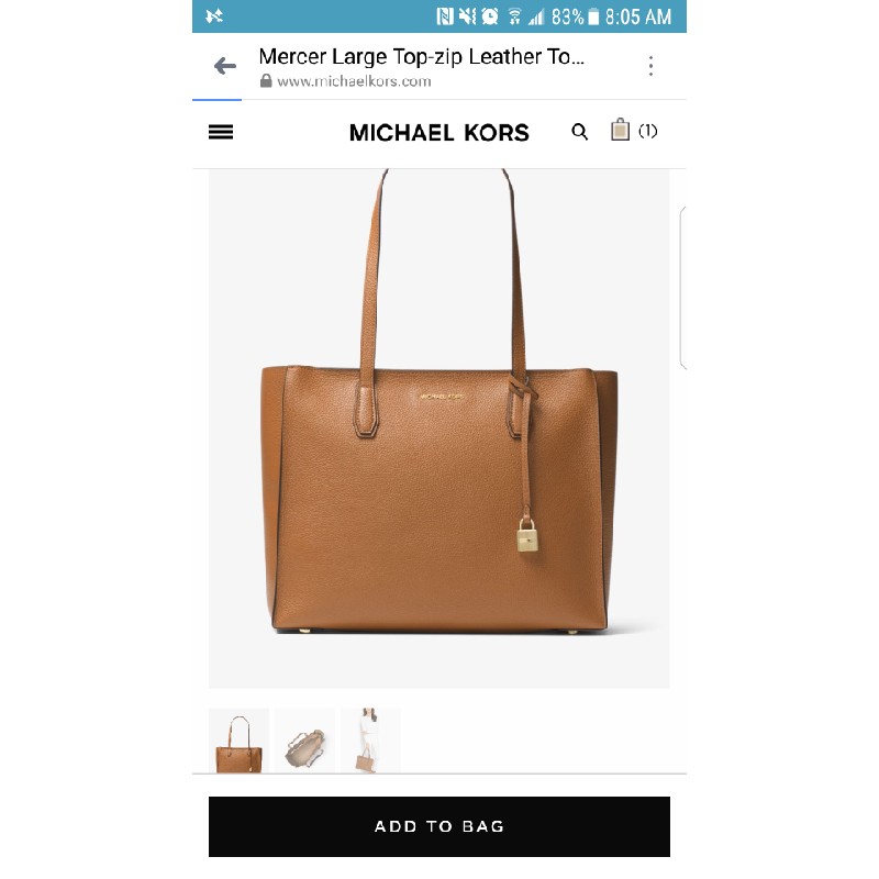 TÚI XÁCH MICHAEL KORS - size lớn - da thật - hàng auth 46445