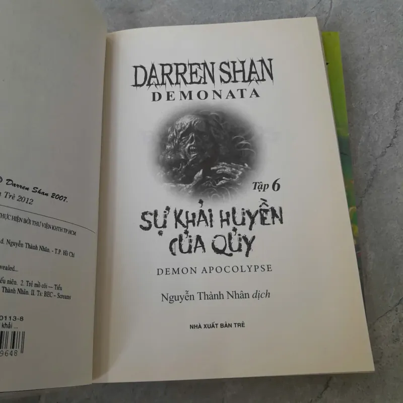 DERREN SHAN ( TẬP 5,6,7) - NGUYỄN THÀNH NHÂN 759663