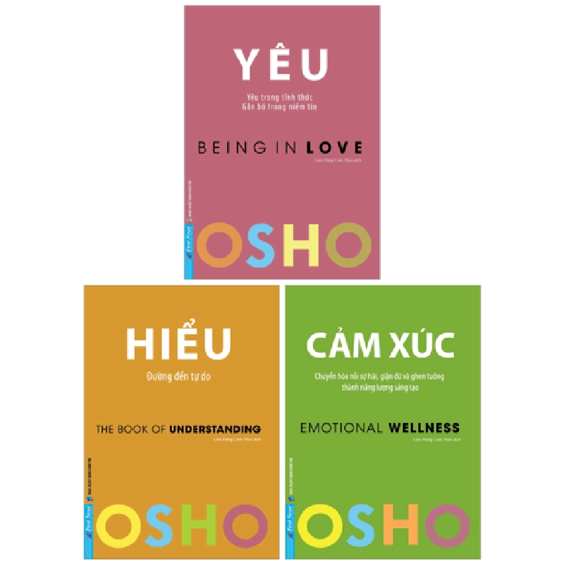 Combo Sách Osho - Cảm Xúc + Yêu + Hiểu (Bộ 3 Cuốn) - Osho 743656