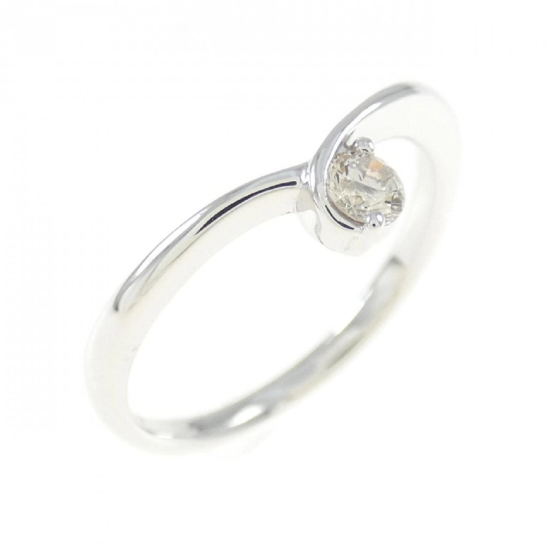 Nhẫn kim cương K18WG 0.10CT 672044