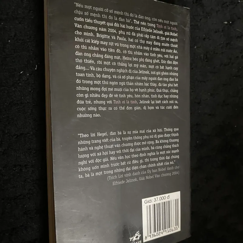 Tình ơi là tình- Elfriede Jelinek (tg đạt Nobel 2004) 1030680