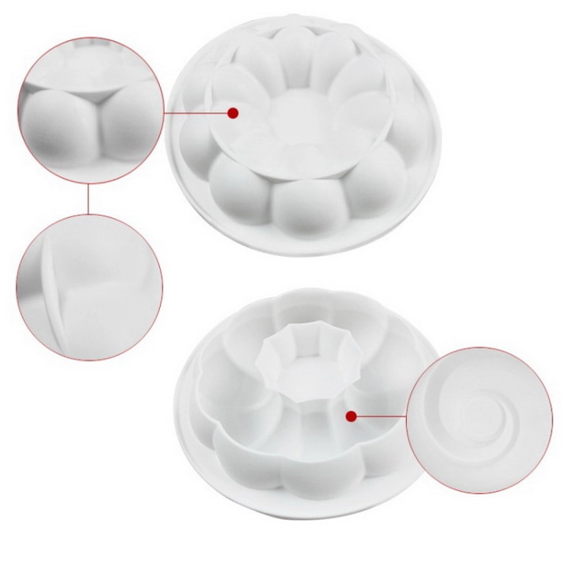 Khuôn silicon làm đế bánh, rau câu tròn hình bí ngô - Loại 21 cm - Mã số 1167 338454