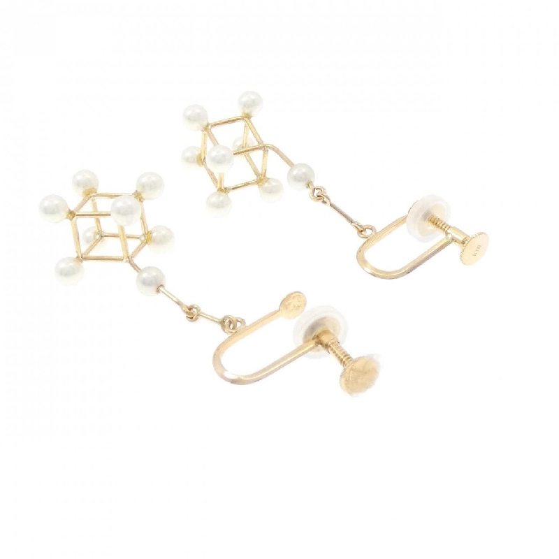 K18YG Bông tai Akoya Pearl - Hàng hiệu Chính hãng 873600