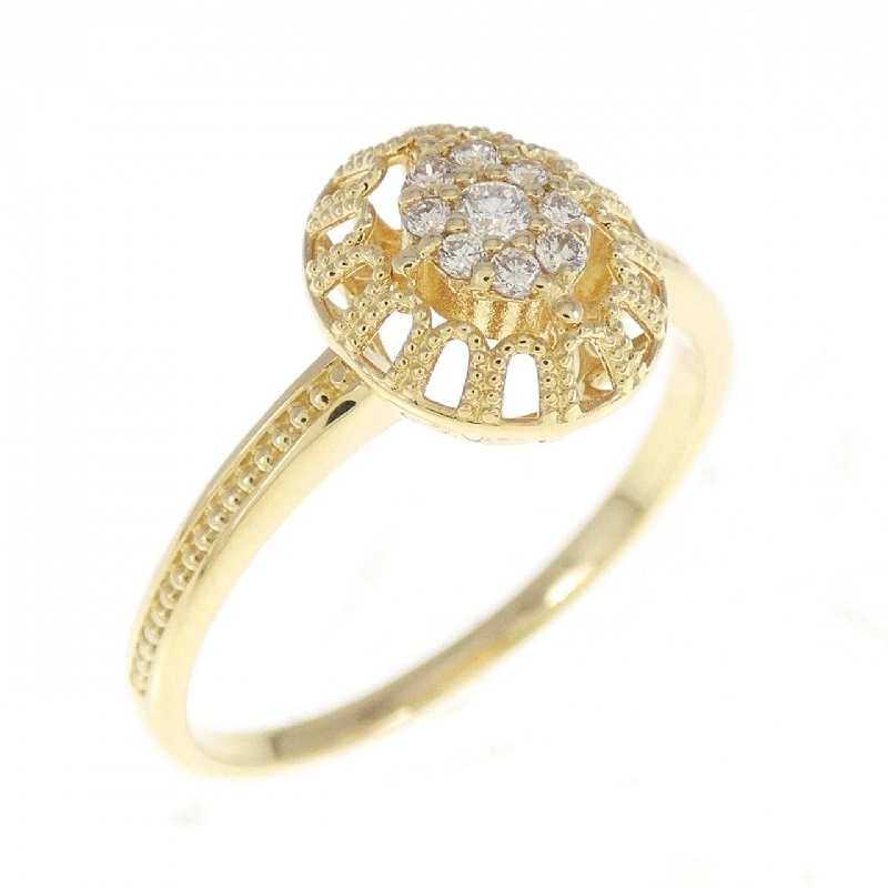 Nhẫn kim cương K18YG 0.10CT 670951