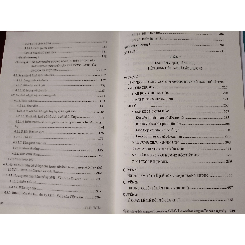 NGHIÊN CỨU HƯƠNG ƯỚC CHOSON SO SÁNH VỚI HƯƠNG ƯỚC VIỆT NAM - ĐỖ THỊ HÀ THƠ - 2021 - 751 trang - Bìa cứng ANTQ2308 LỊCH SỬ - CHÍNH TRỊ - TRIẾT HỌC 919661