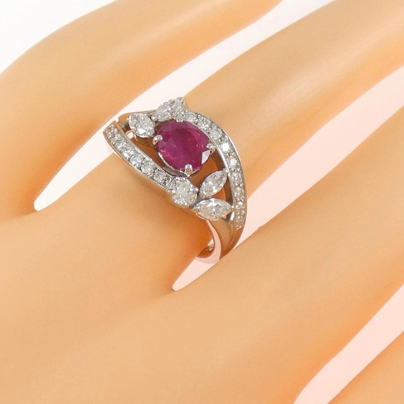 Nhẫn ruby PT900 1.09CT 665703