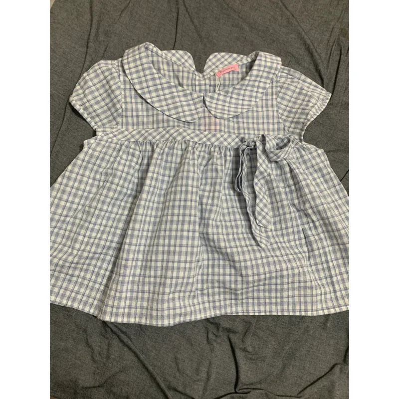 Áo baby doll cổ sen - la petite joie 576347